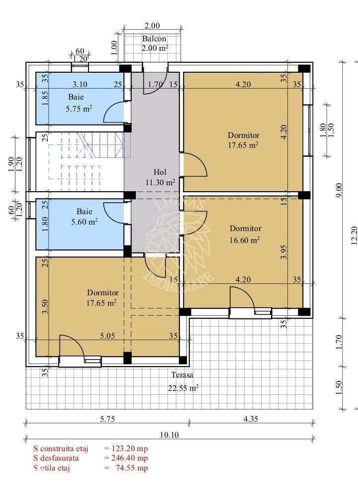 Teren amenajat 553 mp+Proiect casa si Garaj la rosu-Holboca-5