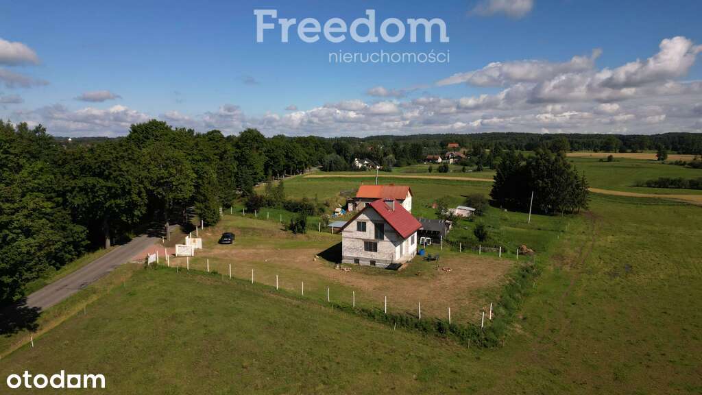 Dom w stanie surowym otwartym nad jeziorem Wegój - Pełny obrazek: 2/11