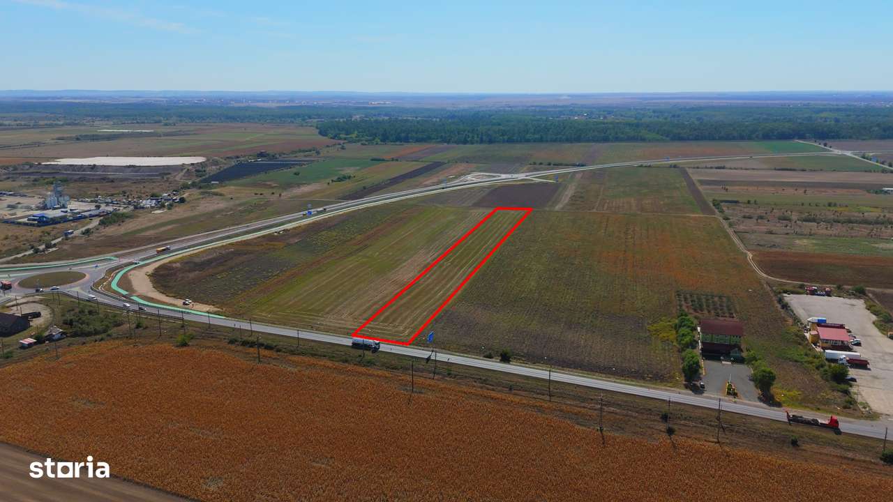 Teren de vânzare — 10.000 mp - la DN/E68 | acces din DN 69B — Arad-12