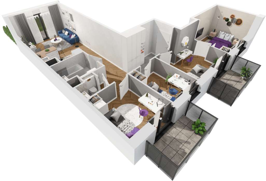 MEGA CENA! 5 pok. z ogródkiem i dwoma balkonami | Tramwaj 200m | - Pełny obrazek: 5/6