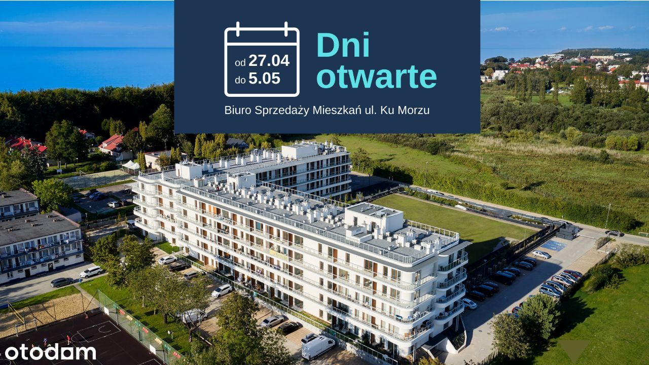 Nowy apartament 150m od morza | 3 pokoje