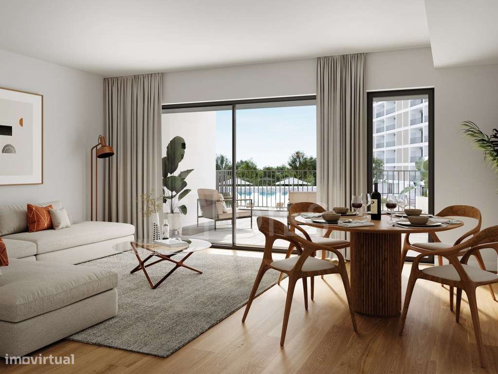 Apartamento T2 com varanda em novo empreendimento em Loures - Grande imagem: 2/47