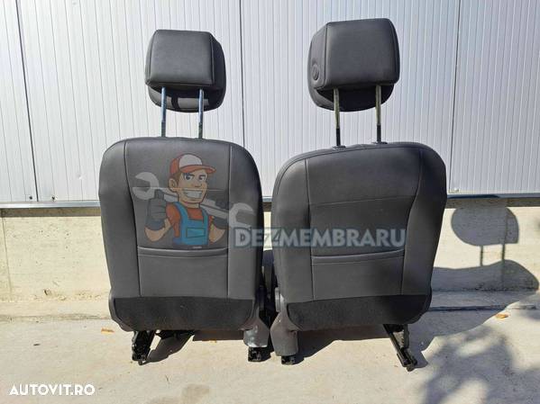 Set scaune cu bancheta piele Renault Megane 3 Combi [Fabr 2008-2015] Cu comenzi manuale. - 3