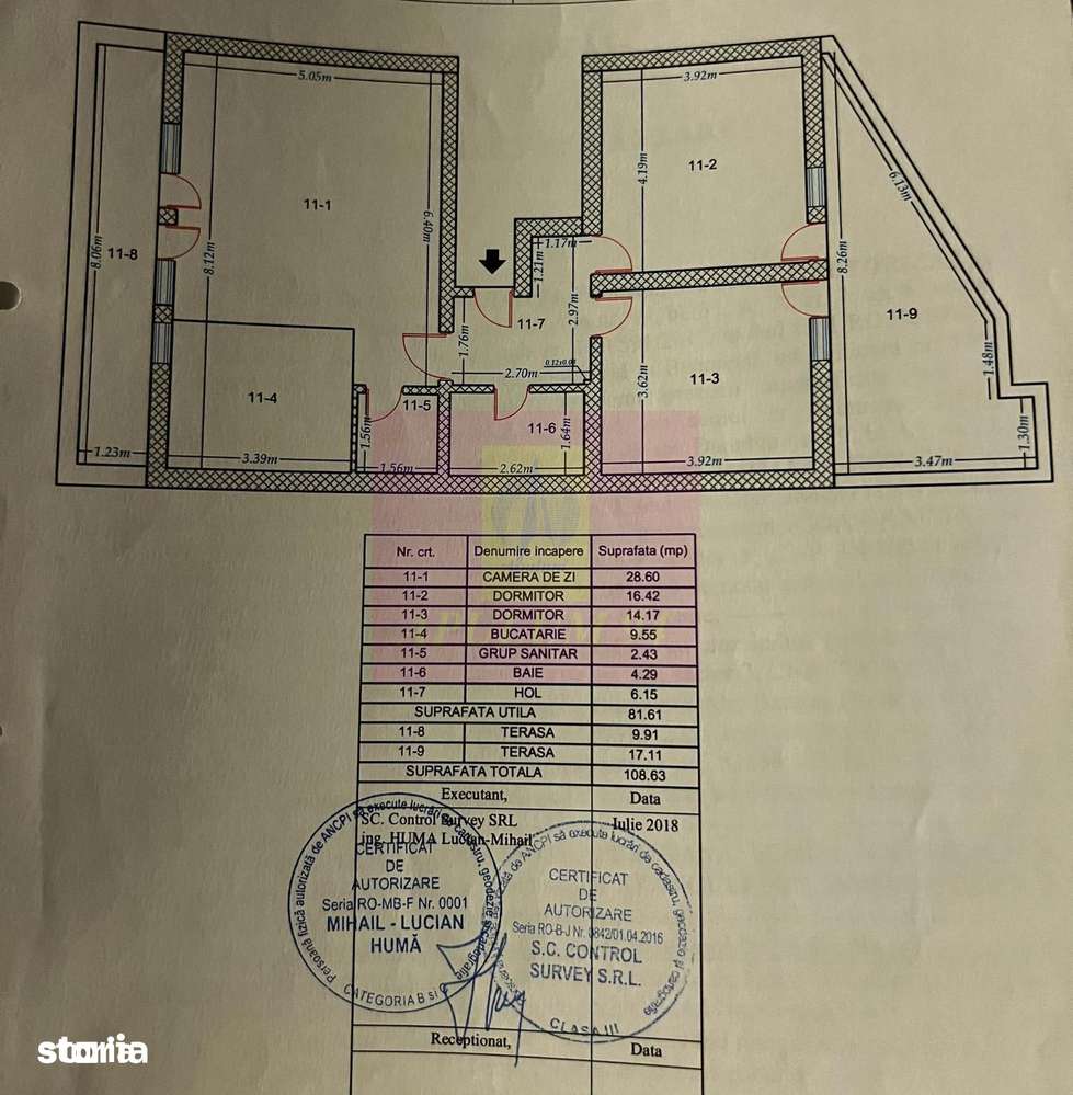 Apartament 3 camere | Două terase | Două locuri de parcare |-19
