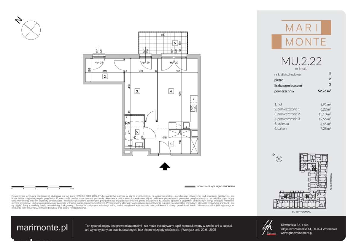 Marimonte  | mieszkanie 3-pok. | M​U.2.22 - Pełny obrazek: 2/8