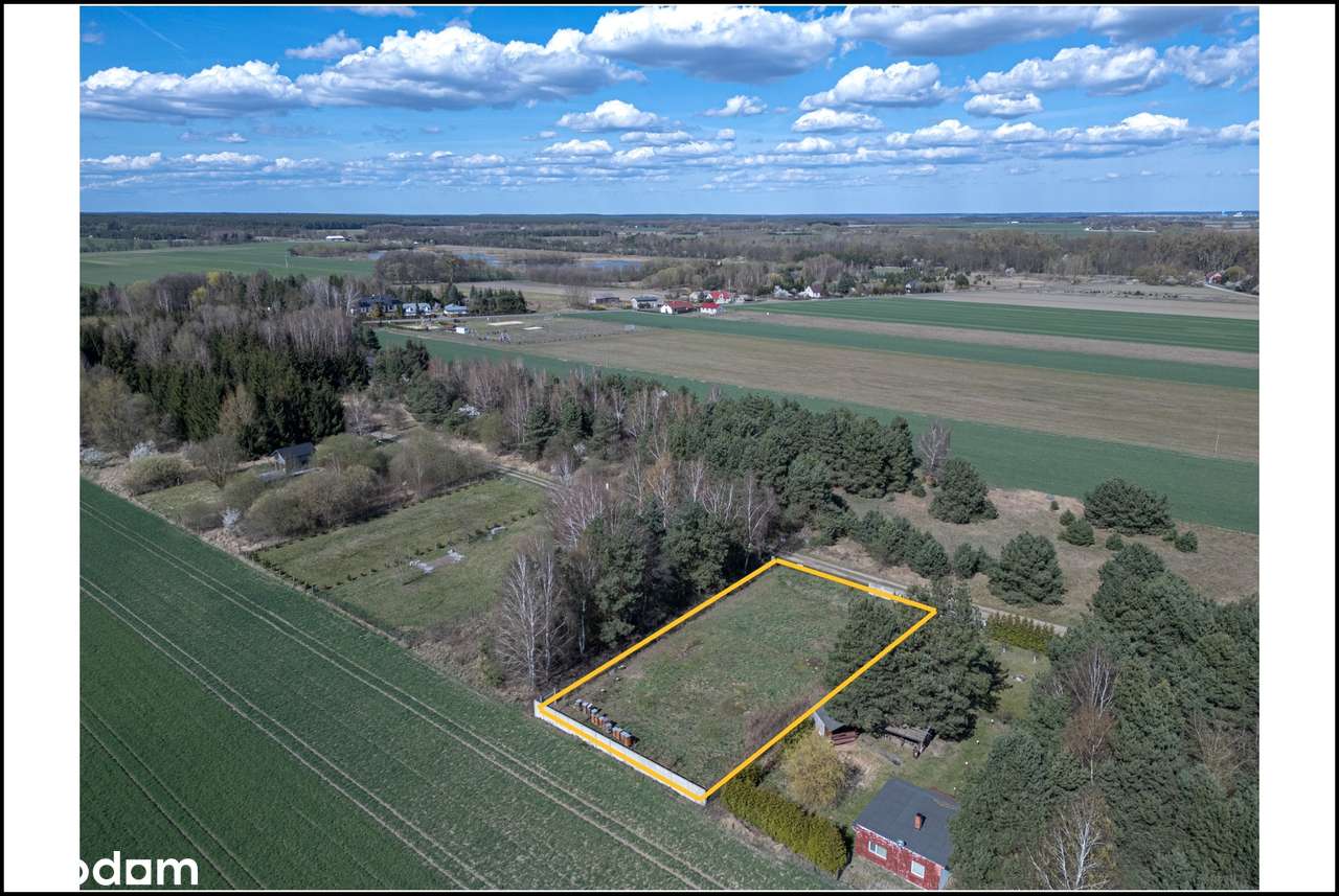 Ogrodzona działka rolna w Bednarach – inwestycja w ciszę i przestrzeń-1