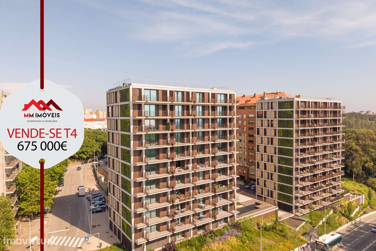 Apartamento T4 2024 | Alameda Jardins da Arrábida | Varanda | Vistas R-0