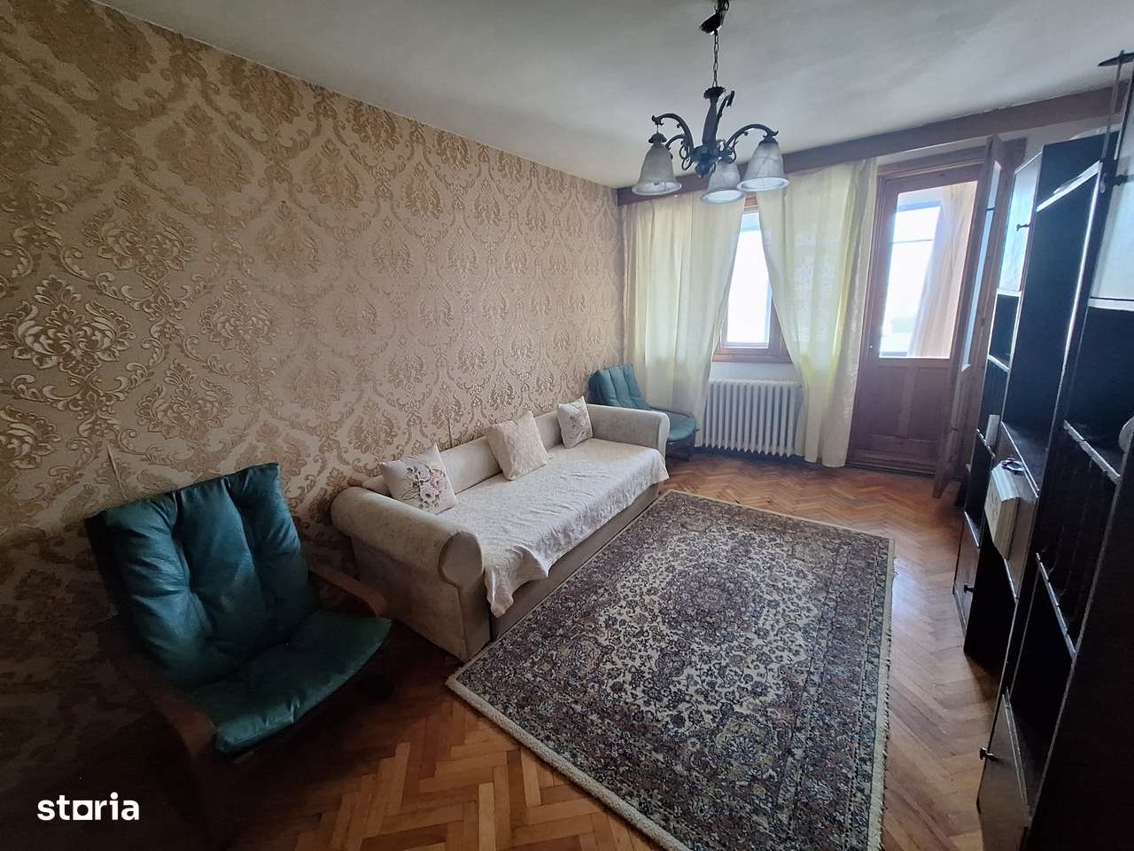 300 euro!!!Ap cu 2 camere cu centrala proprie zona Cetatii - Imagine principală: 5/7