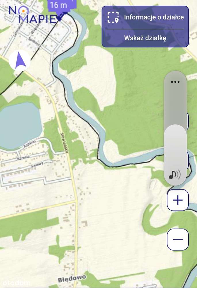 Działka nad Wkrą Błedowo zdostepem do wody - Pełny obrazek: 3/4