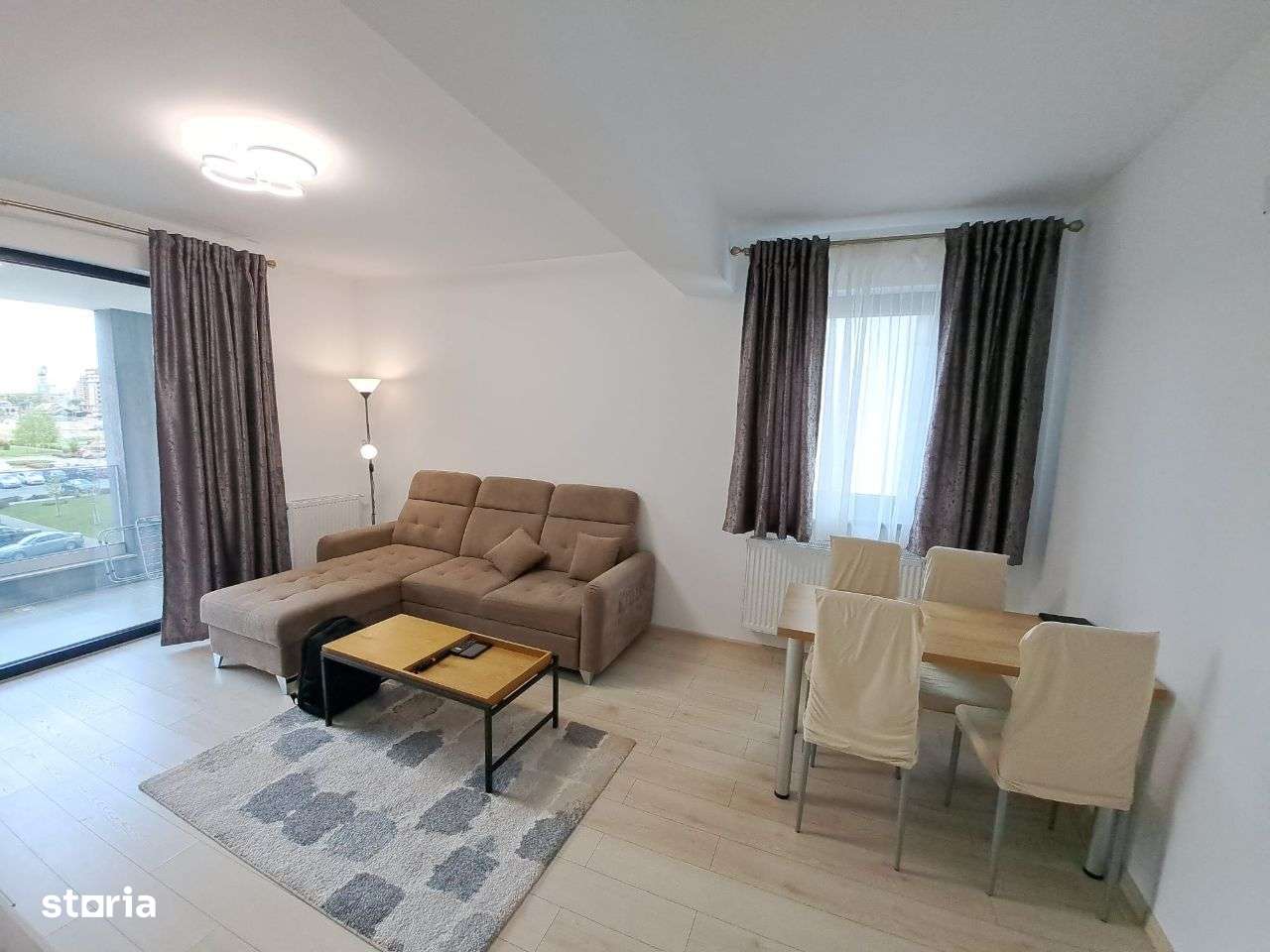 Apartament cu 2 camere structura mare zona Tractorul Coresi-5