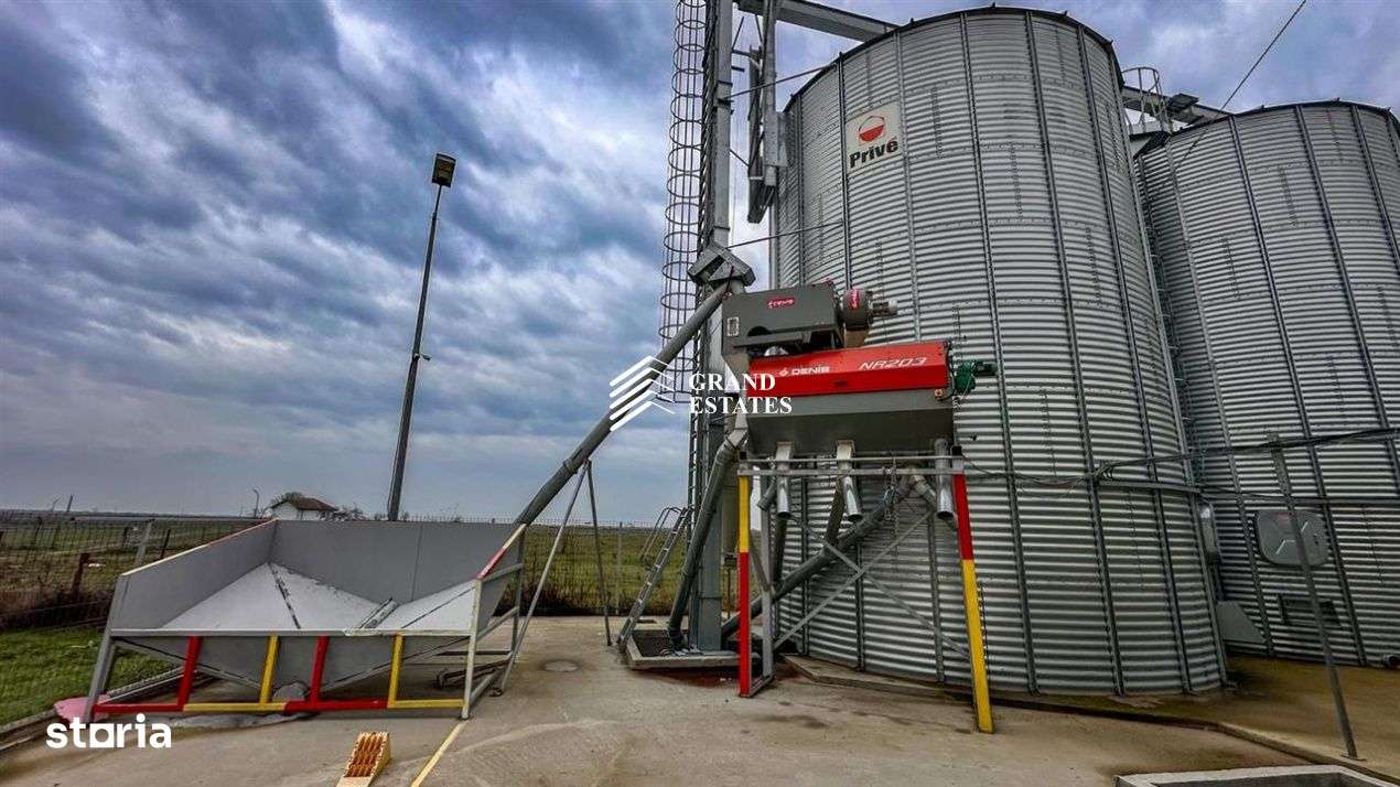 Baza de receptie si depozitare cereale | 880tone capacitate totala(4 c-1