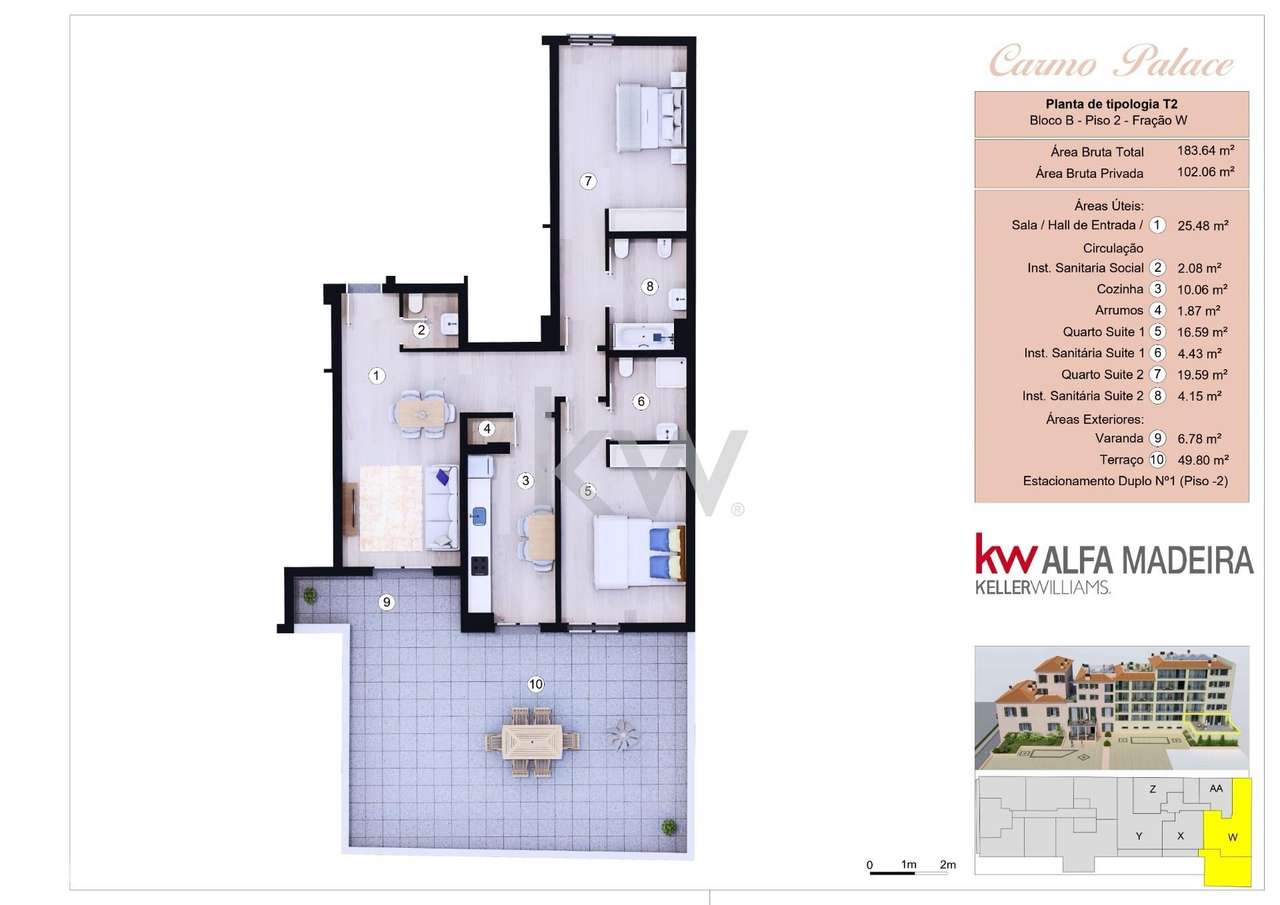 Apartamento T2 | Funchal | Madeira Island - Grande imagem: 3/39