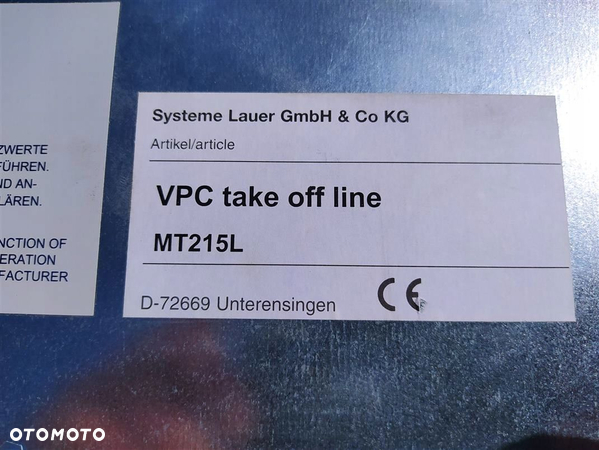 LAUER VPC TAKE OFF MONITOR LINE MT215L VPC T 14599 - 3