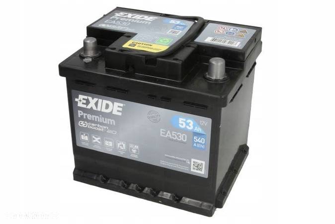Akumulator EXIDE PREMIUM 53Ah 540A P+ Exide EA530 MOŻLIWY DOWÓZ MONTAŻ - 1