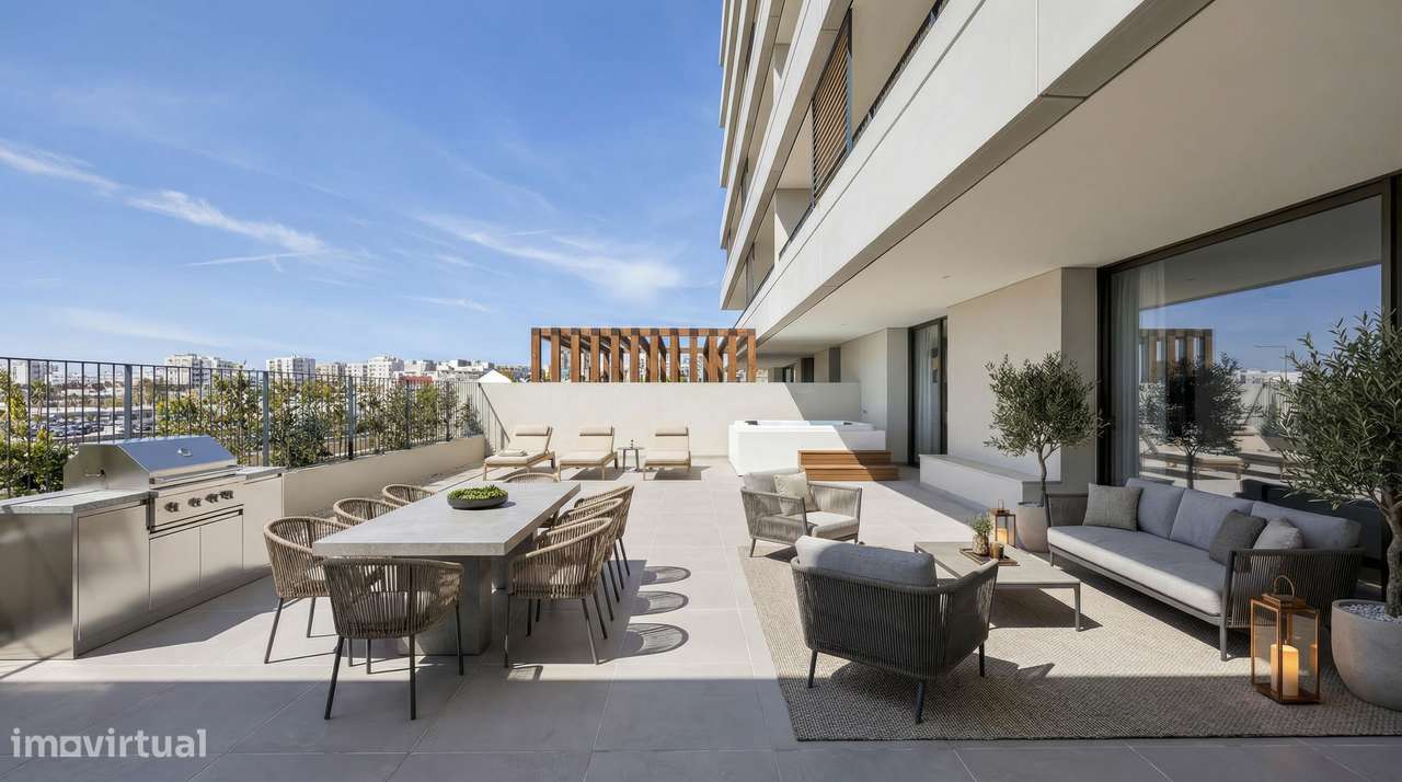 Elegância e Luz: Apartamento com terraço único sobre o Rio - Grande imagem: 5/12