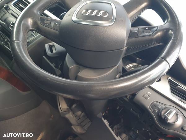 Volan Piele 4 Spite cu Comenzi Fara Airbag Audi A4 B8 2008 - 2015 [C1840] - 4