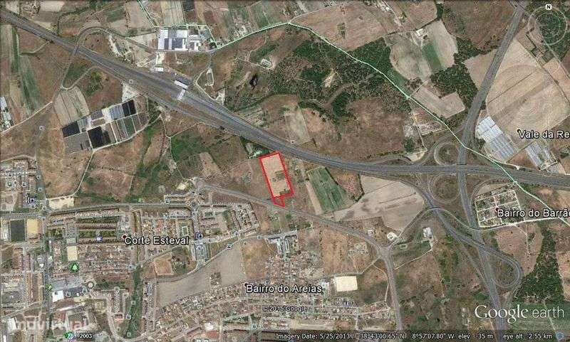 Terreno com 23.697 m2 entre a circular externa e A12 - Montijo - Grande imagem: 3/6
