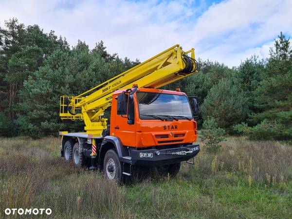 Star 266 MAN 6x6 Modernizacja Podnośnik koszowy BUMAR P-184 - 8