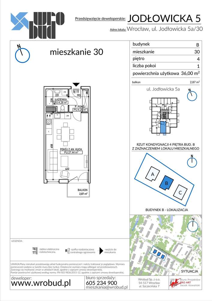 Jodłowicka 5 | mieszkanie B-30 - Pełny obrazek: 2/7