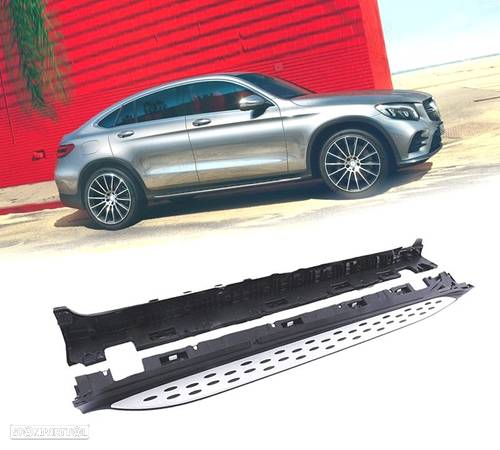 ESTRIBOS LATERAIS PARA MERCEDES GLC COUPE C253 X253 +15 - 1