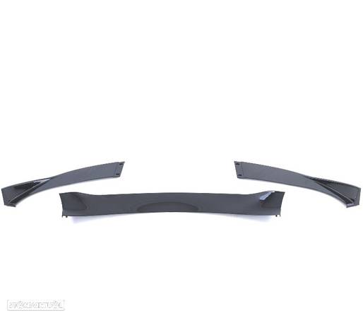 SPOILER LIP PARA BMW E60 E61 03-10 PACK M HAMANN LOOK PRETO BRILHANTE - 2