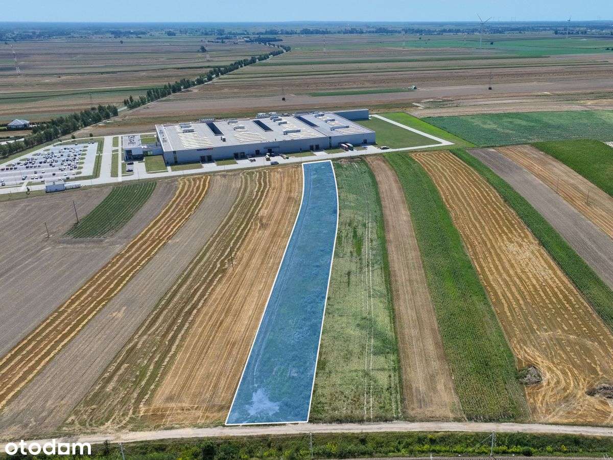 Działka produkcyjno-usługowa, z Mpzp-3