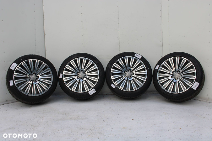 AUDI A8 4H D4 FELGI 20 cali 4H0601025CK OPONY LATO KOŁA felga 9J*20H2 ET37 opona PIRELLI P ZERO 265/40/20 104Y A6 A7 4G 4H 2010- - 5