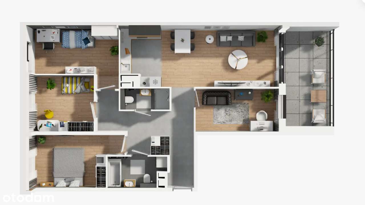 OSTATNIE 5 pokoi - 92 m²- Piętro 7/8 - Dwustronne -TRAMWAJ -BLISKO A4 - Więcej