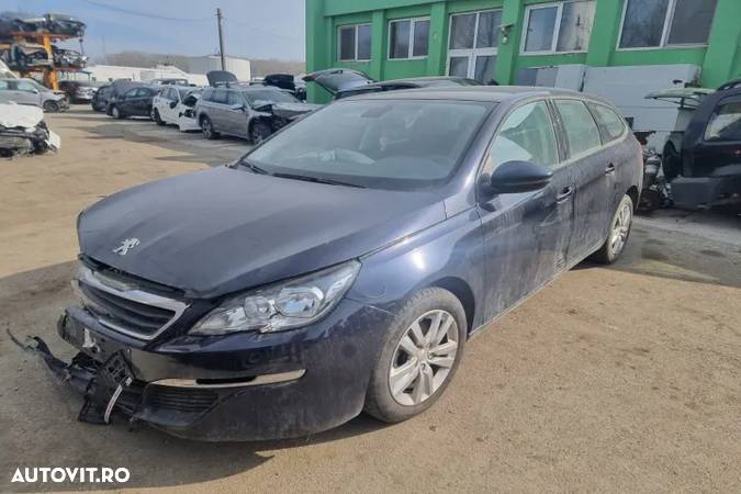 dezmembrez peugeot 308 T9 2015 volan stanga motor 1.6hdi  120CP  cod BHZ cutie de viteze usa portiera stanga dreapta fata aripa bara fata capota farurui navigatie jante r16 dezmembrari 207 208 2008 508 5008 3008 - 2