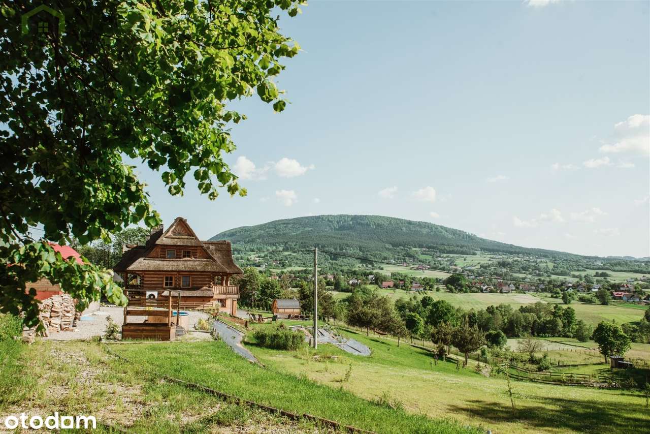 Sielankowy dom z dużą działką - Zasań - Myślenice-13