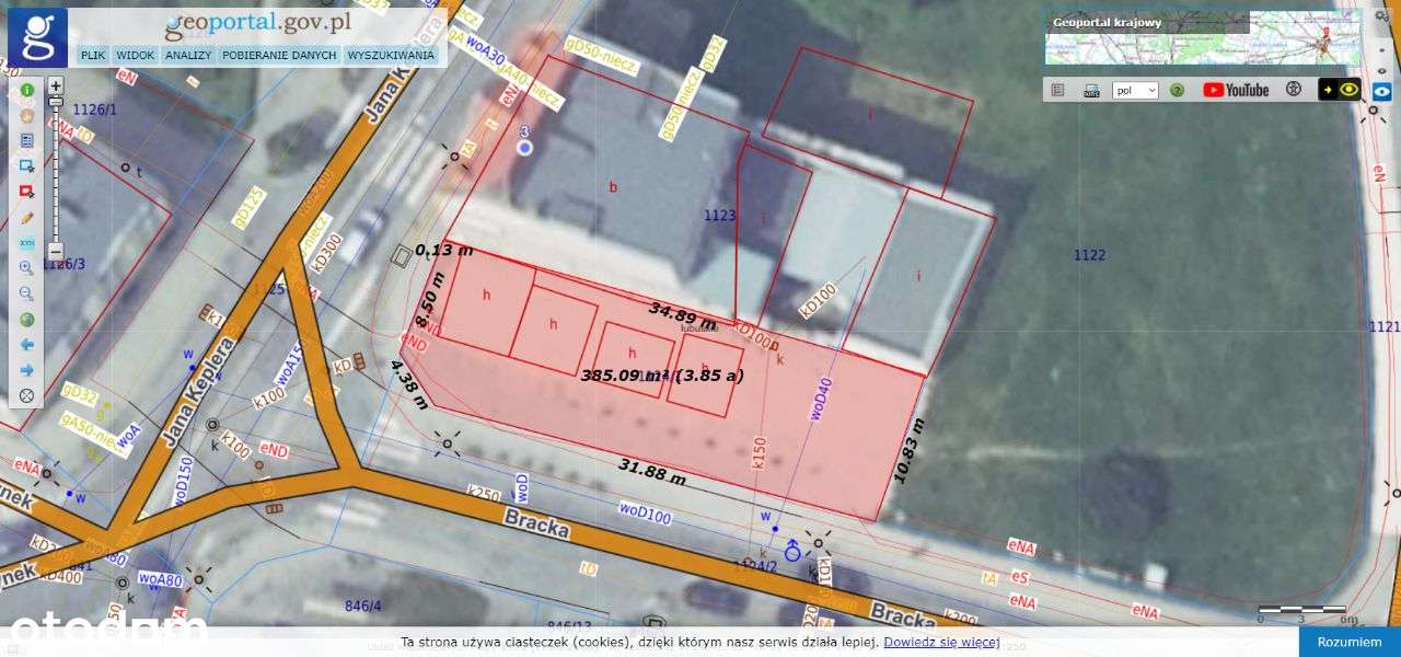 Działka Rynek-Bracka Centrum Miasta - Pełny obrazek: 5/6