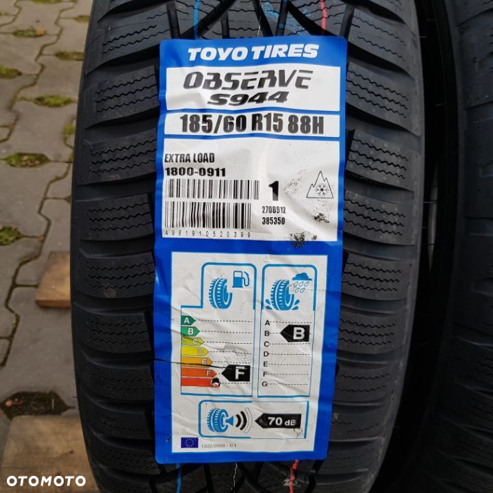 4x 185/60R15 Toyo Observe S944  Nowy komplet opon zimowych Poznań - 2