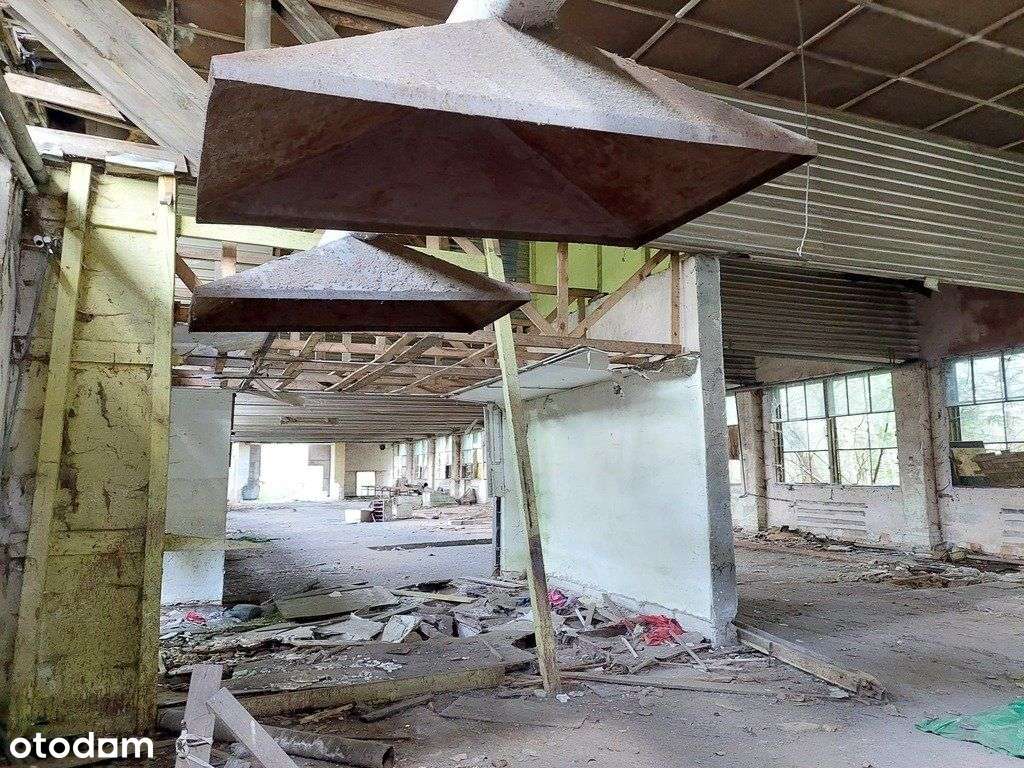 Działka z halą magazynową-2