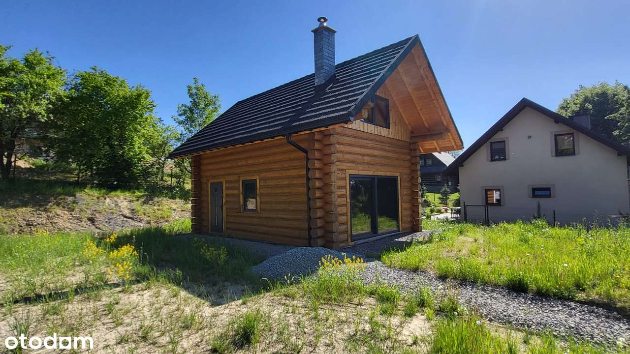 Dom z bali drewnianych z widokiem na Złoty Groń – Istebna-2