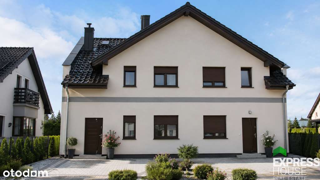 Nowoczesny dom/ bliźniak/4 pokoje/92m2