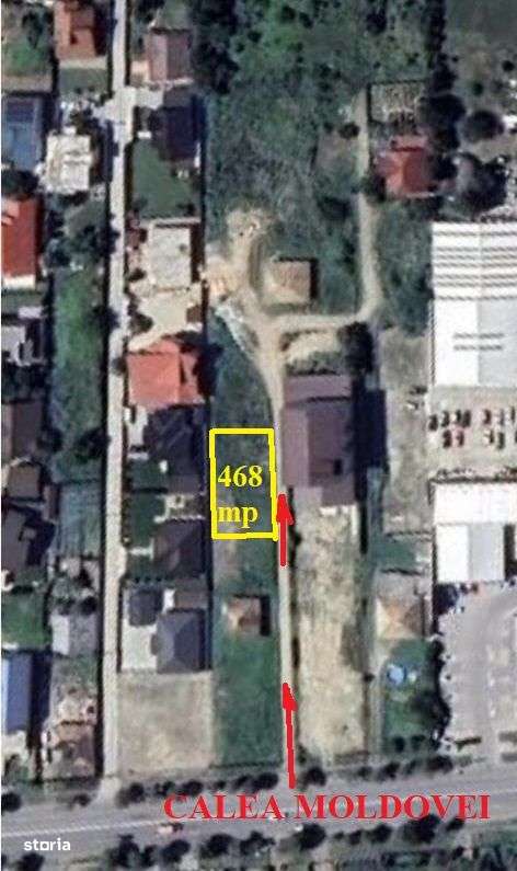 Teren intravilan 468 mp de vanzare, Calea Moldovei, Bacau-1