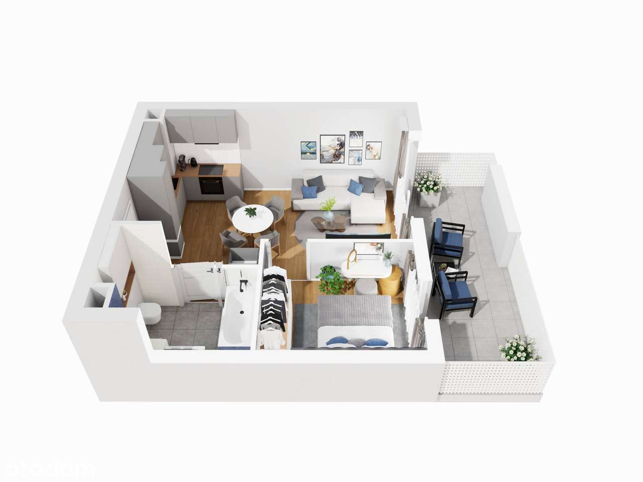 K​W͏A​D​R͏A​T I​I  | mieszkanie 2-pok. | M57 - Pełny obrazek: 4/7