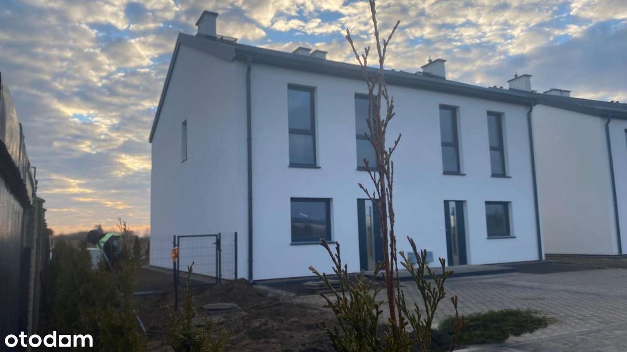 CHOJNICE - Gotowe pół bliźniaka, 4-pokoje, otwarta kuchnia, 2 miejsca - Pełny obrazek: 4/9