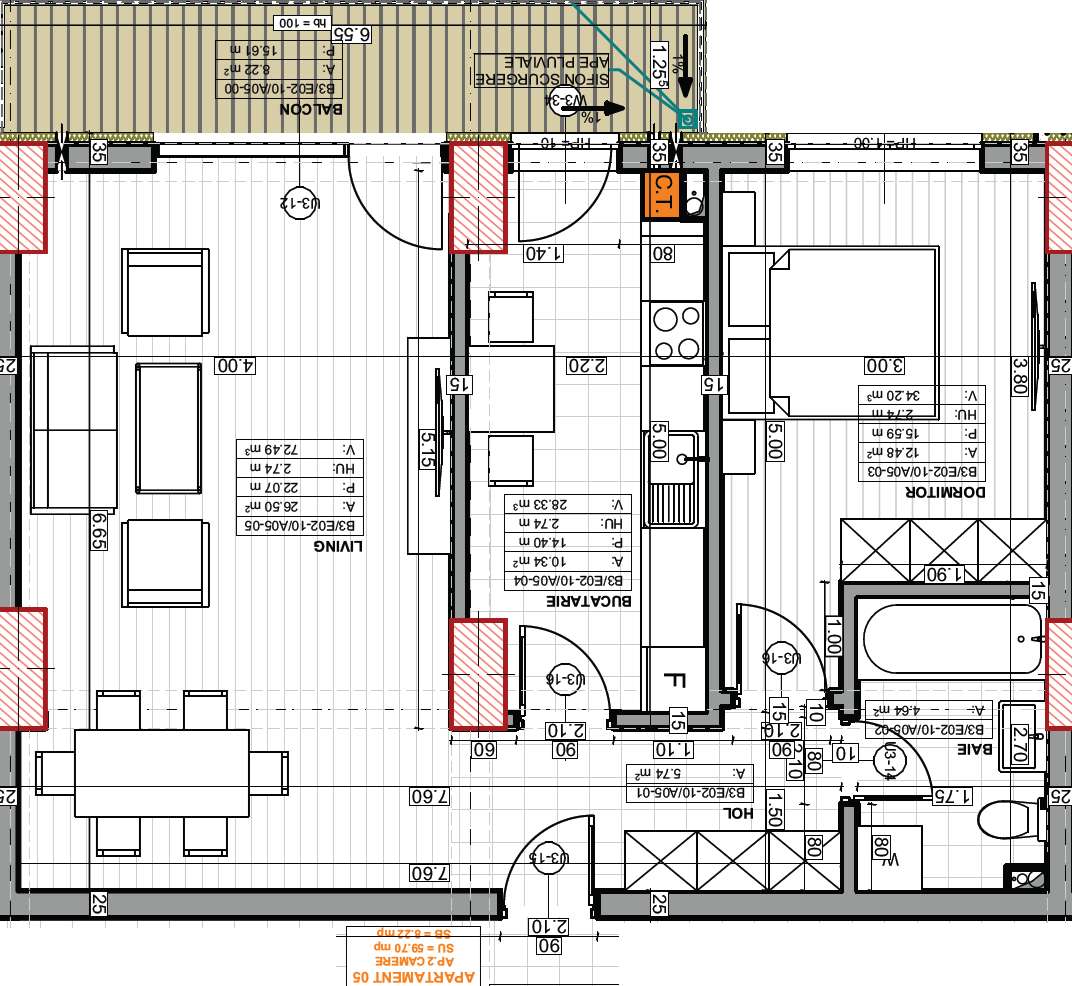 Vand apartament 2 cam. in bloc nou -Energia Residence - Constanta-2