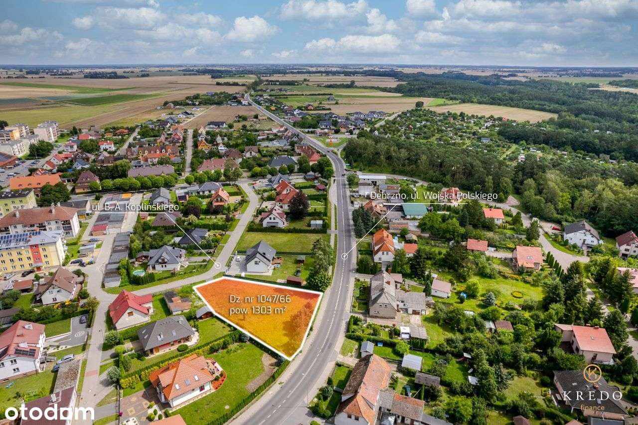 Działka budowlana w Debrznie - Pełny obrazek: 4/5