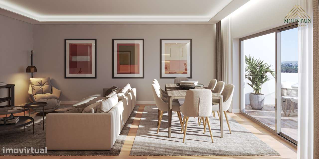 Apartamento T3 novo e luxuoso na Urbanizaçao Alto da Montanha - Oeiras - Grande imagem: 2/29