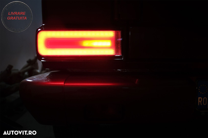 Stopuri Full LED Mercedes G-Class W463 (2008-2017) Facelift 2018 Design LED Dinami- livrare gratuita - 18