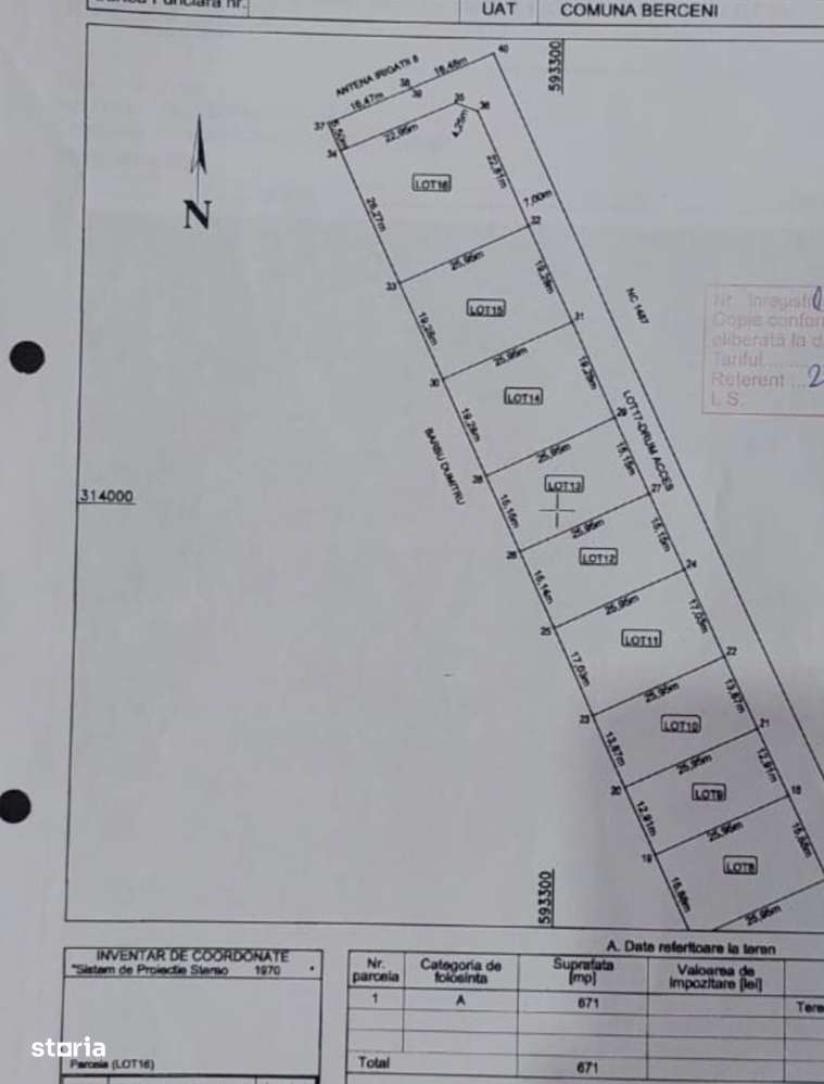 Teren de Vanzare, Strada Fluturilor, Comuna Berceni, Judetul Ilfov - Imagine principală: 3/4