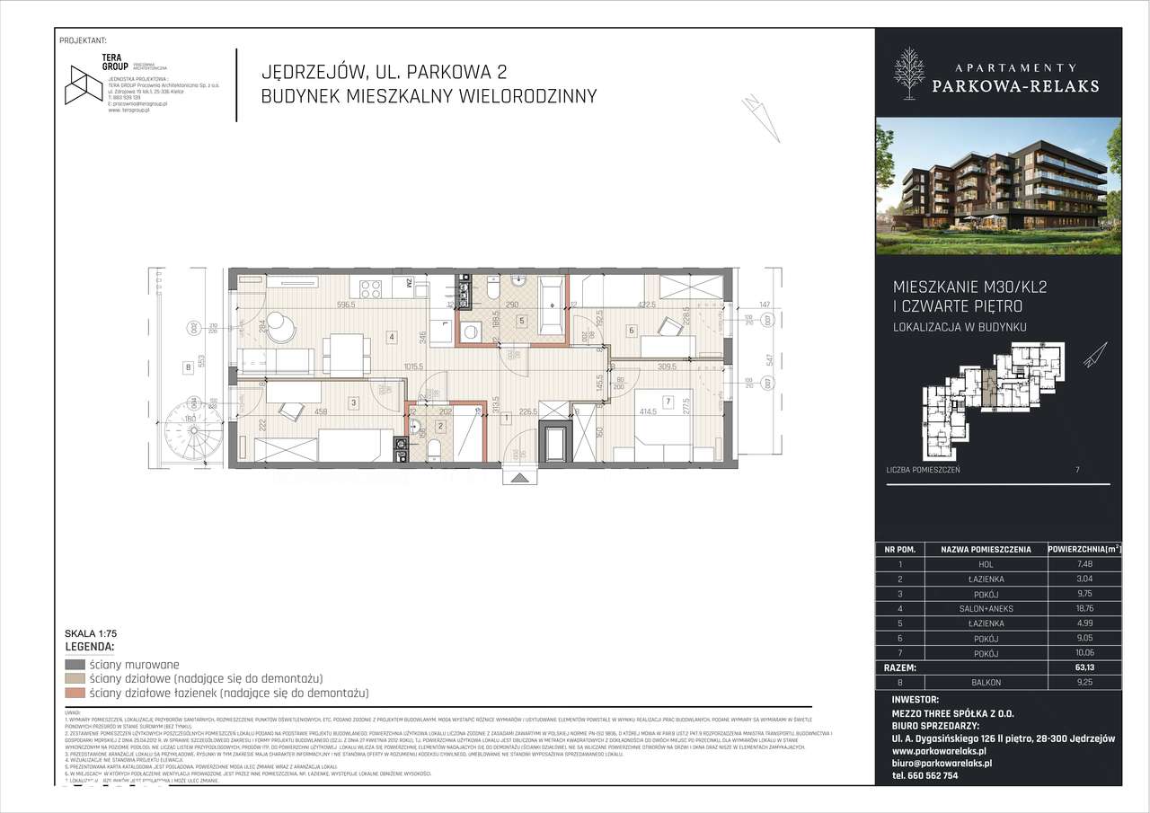 Parkowa-Relaks | mieszkanie 4-pok. | M30_KL2_05 - Pełny obrazek: 2/7