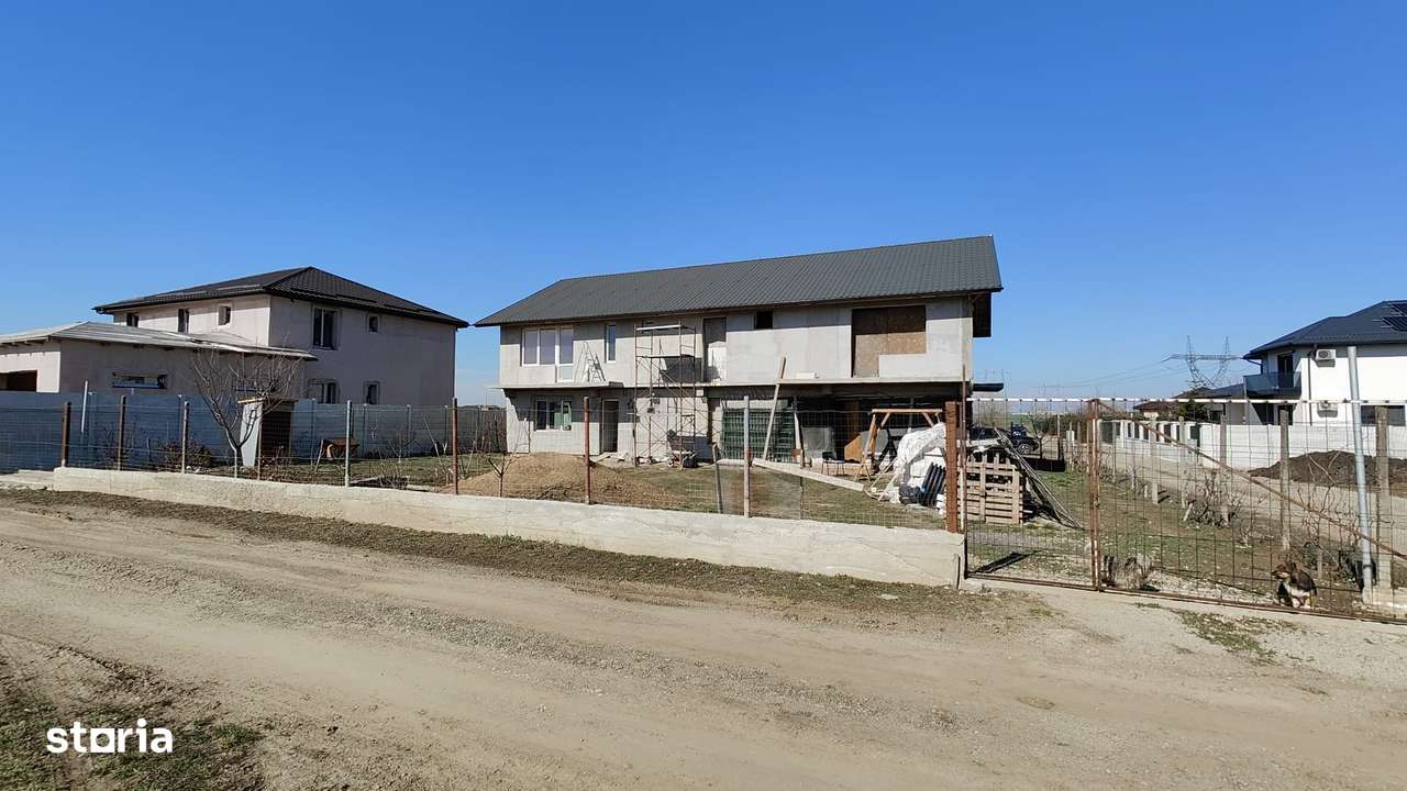 Duplex P+1+M, 251 mp utili, teren 340 mp – Domnești-15