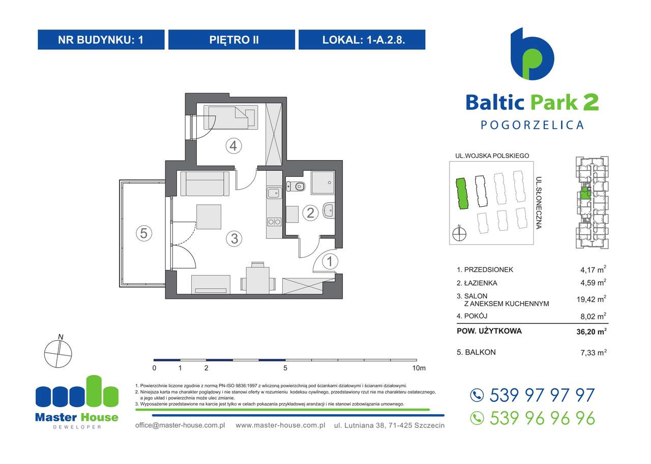 Baltic Park 2 | apartament inwestycyjny | 1-A.2.8 - Pełny obrazek: 2/7