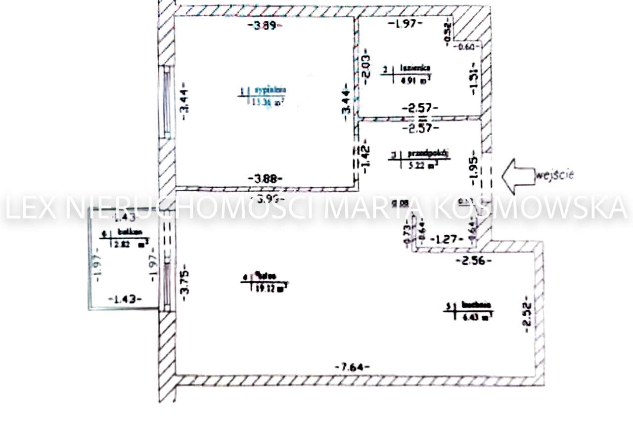Wola ul.Jana Kazimierza, 2 pok. 49,06 m, komórka  o pow. 6,80 m-18