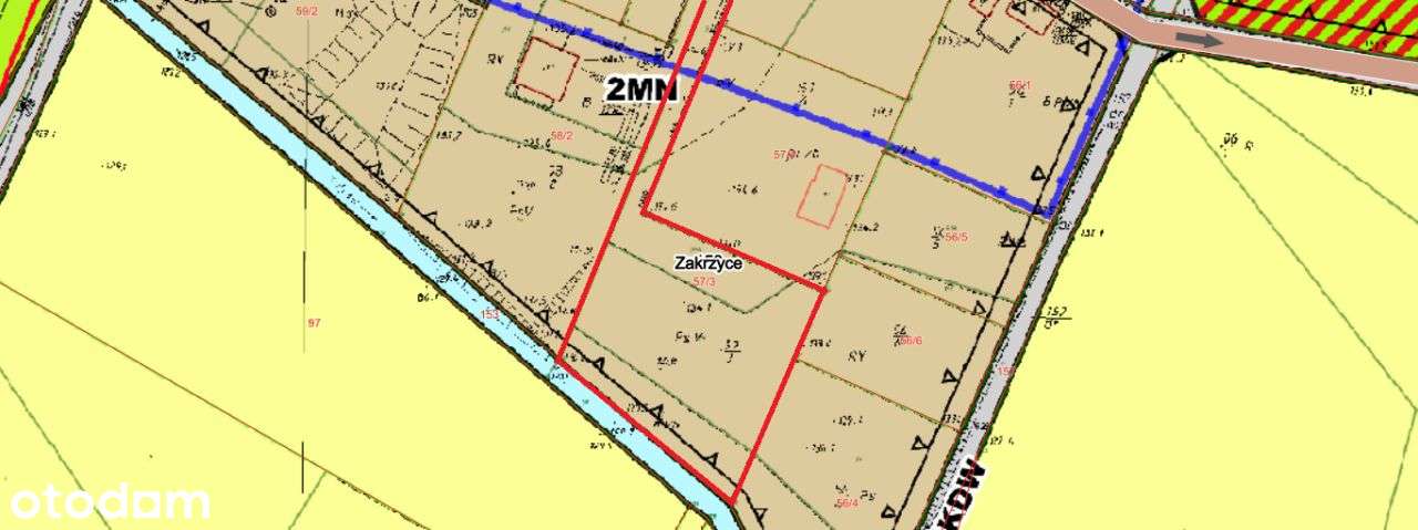 3838m2 piękna działka bud. Zakrzyce, gm. Miękinia-4