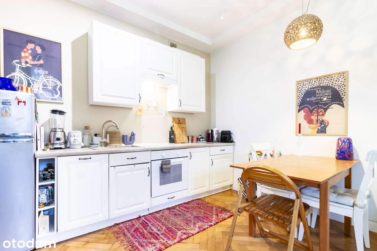 2 pok. | wysokie sufity | kamienica | klimatyczne | Saska Kępa - Pełny obrazek: 5/14