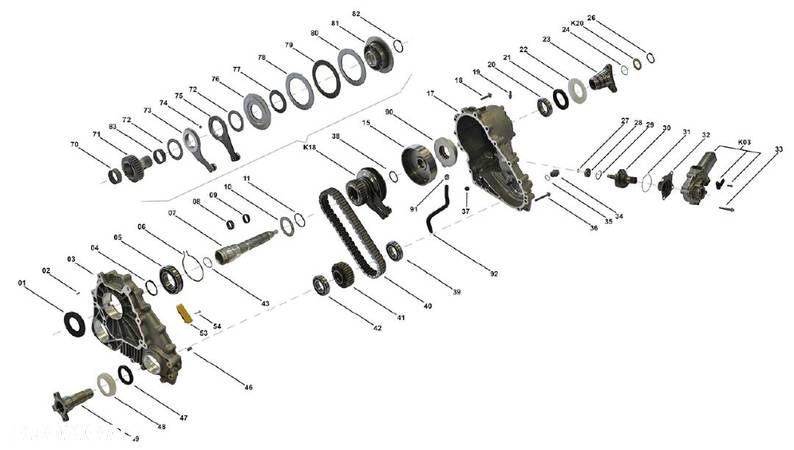 Łańcuch Reduktor VTG ATC400 BMW X3 E83 HV086 - 3